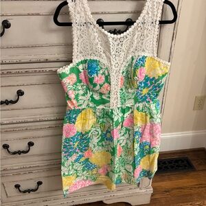 Lilly Pulitzer White Lace Dress